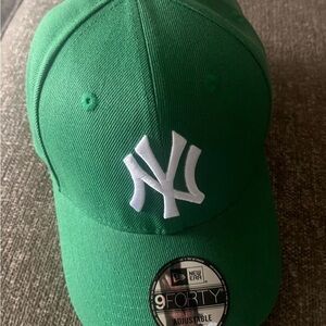 New Era Green Cap with White Logo